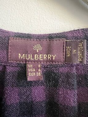 Vintage Mulberry Wool 1/4 Sweater Top